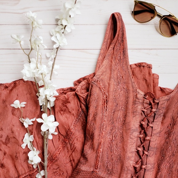 flower Dresses & Skirts - Indian Prairie Festival Dress Red One Size